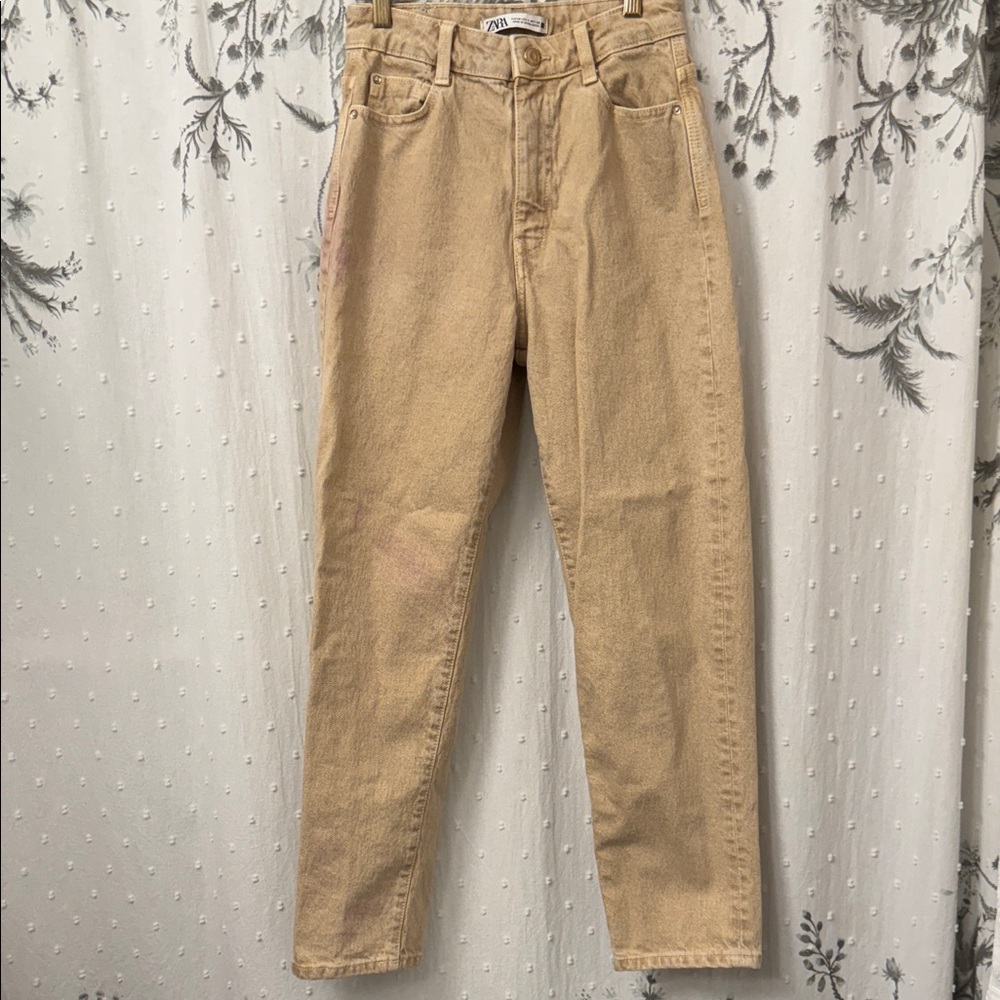 Zara Tan Women Jeans